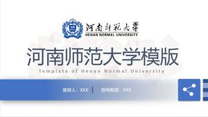 Henan Normal Üniversitesi Şablonu