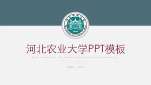 Șablon PPT al Universității Agricole din Hebei