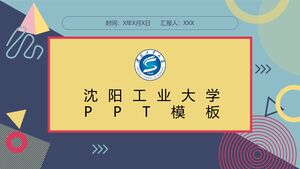 Modelo PPT da Universidade de Tecnologia de Shenyang