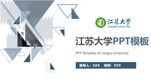 Modèle PPT de l'Université du Jiangsu