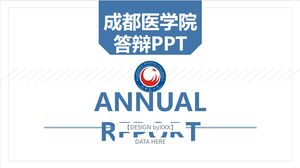 PPT de defensa de la Facultad de Medicina de Chengdu