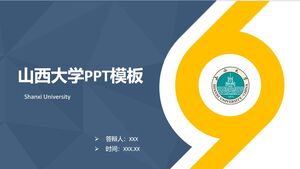Modello PPT dell'Università dello Shanxi