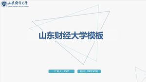 Modelo da Universidade de Finanças e Economia de Shandong