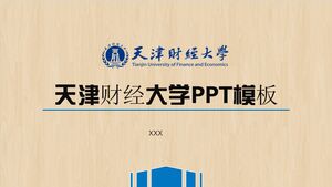 Modèle PPT de l'Université de finance et d'économie de Tianjin