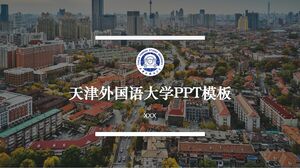 Modello PPT dell'Università di studi esteri di Tianjin