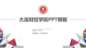 Modelo PPT da Universidade de Finanças e Economia de Dalian