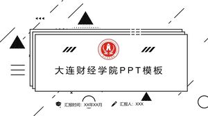 Plantilla PPT de la Universidad de Finanzas y Economía de Dalian