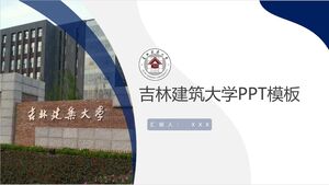 Plantilla PPT de la Universidad Jilin Jianzhu