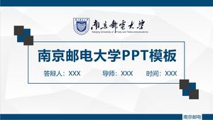 Plantilla PPT de la Universidad de Correos y Telecomunicaciones de Nanjing