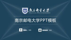 Modelo PPT da Universidade de Correios e Telecomunicações de Nanjing