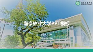 Modèle PPT de l'Université forestière de Nanjing