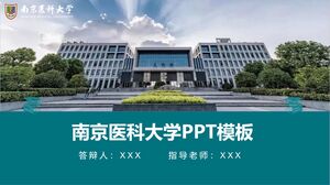 Modelo PPT da Universidade Médica de Nanjing