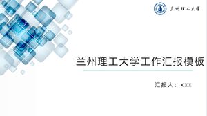 Modèle de rapport de travail de l'Université de technologie de Lanzhou