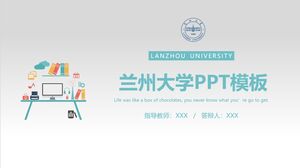 Modelo PPT da Universidade de Lanzhou