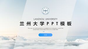 PPT-Vorlage der Universität Lanzhou