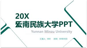 20XX Yunnan University for Nationalities PPT