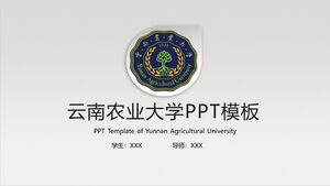 Yunnan Tarım Üniversitesi PPT Şablonu
