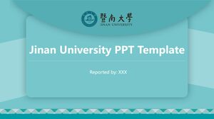 Modelo PPT da Universidade de Jinan
