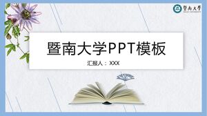Modèle PPT de l'Université de Jinan
