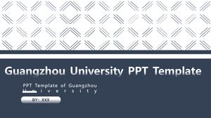 Modèle PPT de l'Université de Guangzhou