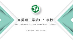 Modèle PPT de l'Institut de technologie de Dongguan
