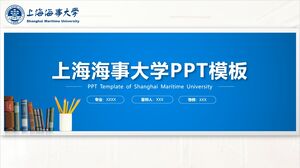 Modelo PPT da Universidade Marítima de Xangai