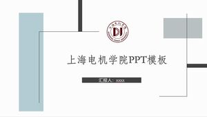 Modelo PPT do Instituto de Engenharia Elétrica de Xangai