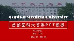 Modelo PPT para a defesa da Capital Medical University