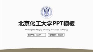 Szablon PPT Uniwersytetu Technologii Chemicznej w Pekinie
