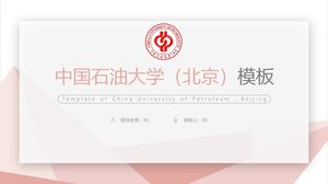 Vorlage der China University of Petroleum (Peking).