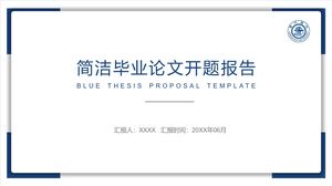 Informe conciso de propuesta de tesis de graduación