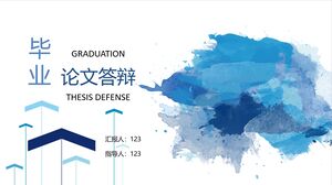 Graduation Thesis Defense - White Blue
