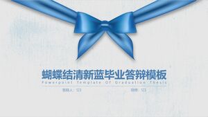 Butterfly clearing new blue graduation defense template