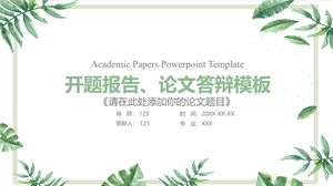 Proposal proposal and thesis defense template