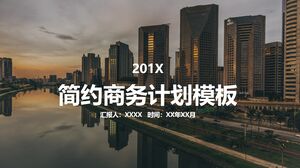 20XX 简化商业计划模板