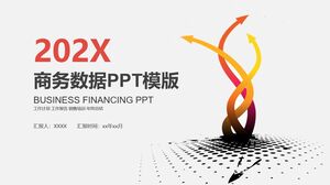 202X业务数据PPT模板业务总结计划
