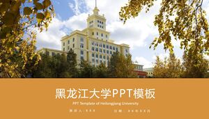 Modelo PPT da Universidade de Heilongjiang