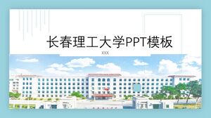 PPT-Vorlage der Changchun University of Technology
