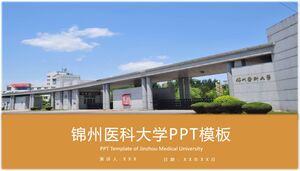 Modèle PPT de l'Université médicale de Jinzhou