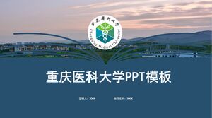 Plantilla PPT de la Universidad de Medicina de Chongqing