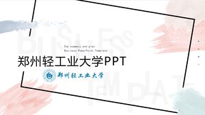 PPT der Zhengzhou Universität für Leichtindustrie