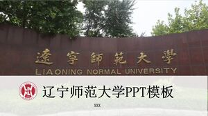 Szablon PPT Uniwersytetu Liaoning Normal