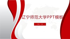Plantilla PPT de la Universidad Normal de Liaoning