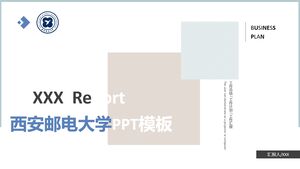 PPT-Vorlage der Universität für Post und Telekommunikation Xi'an