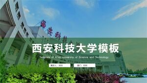 Xi'an University of Science and Technology Template