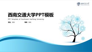 Güneybatı Jiaotong Üniversitesi PPT Şablonu