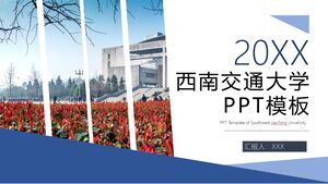 PPT-Vorlage der Südwest-Jiaotong-Universität