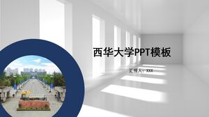 PPT-Vorlage der Xihua-Universität
