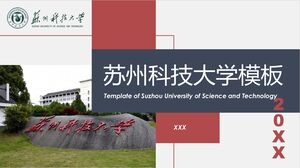 Vorlage für die Suzhou-Universität für Wissenschaft und Technologie
