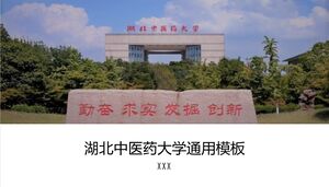 Hubei University of Traditional Chinese Medicine General Template Hubei University of Traditional Chinese Medicine General Template